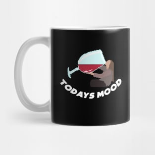 WINE TODAYS MOOD - Pixelart Mug